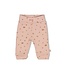 Feetje 52202572 Broek pointelle rib AOP - Fall in Love Roze melange