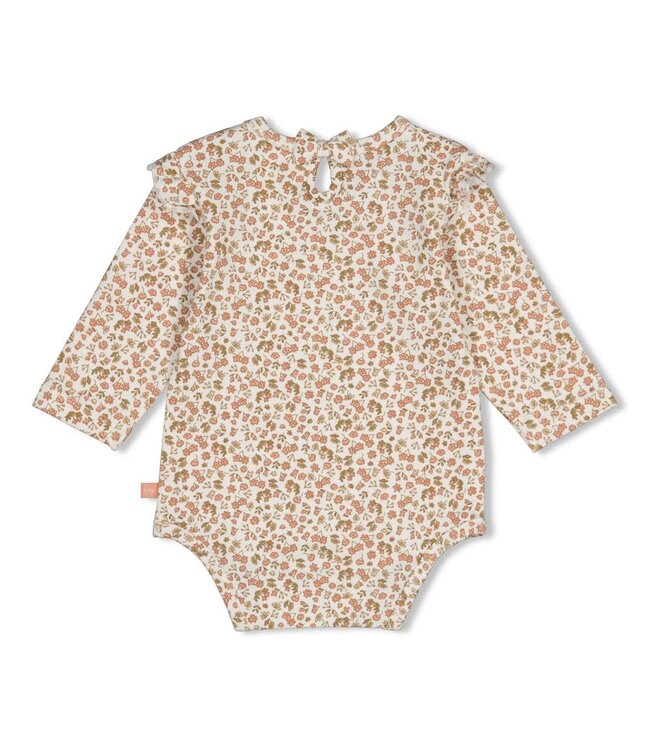Feetje 50200270 Romper AOP - Fall in Love Offwhite