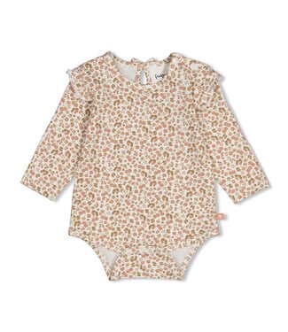 Feetje 50200270 Romper AOP - Fall in Love Offwhite