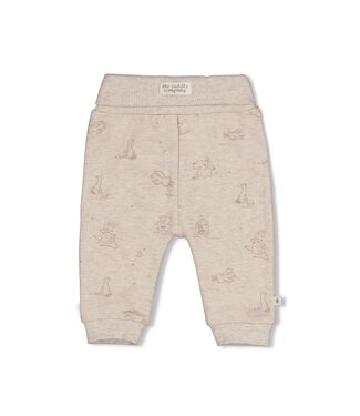 Feetje 52202545 Broek AOP - The Cuddle Company Taupe melange