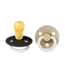 BIBS 2 pack  Black GLOW/ Vanila GLOW