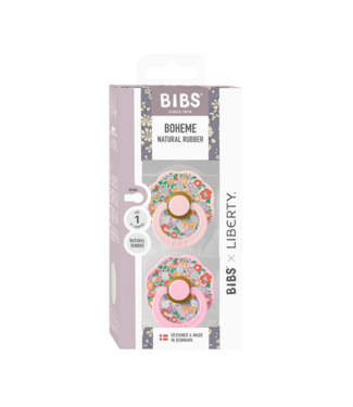 BIBS Liberty Pacifier Boheme 2 PACK Oscar Meadow Blossom Mix