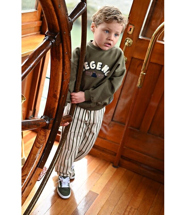 Sturdy 72200270 Broek streep loose fit - Rock the Earth Kit