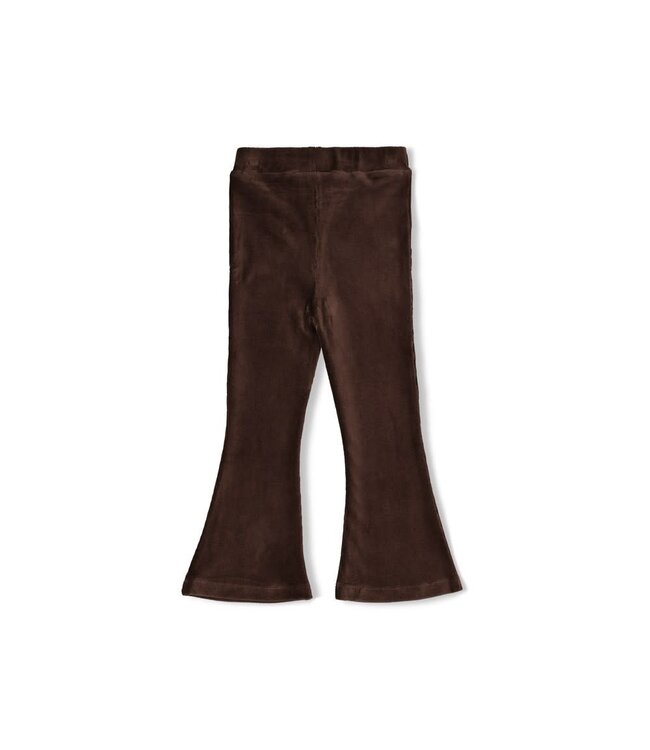Jubel 92200527 Flared broek velours rib - City Chic Bruin