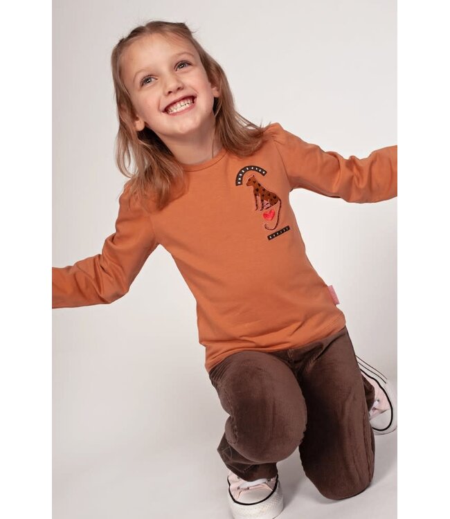 Jubel 92200527 Flared broek velours rib - City Chic Bruin