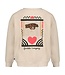Jubel 91600487 Sweater met backprint relaxed fit - City Chic Offwhite melange