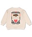 Jubel 91600487 Sweater met backprint relaxed fit - City Chic Offwhite melange