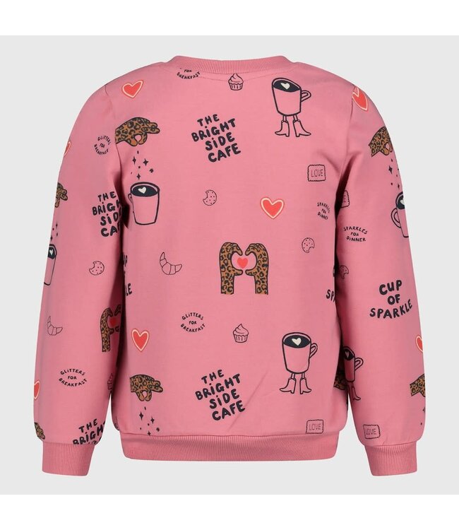Jubel 91600490 Sweater AOP relaxed fit - City Chic Roze