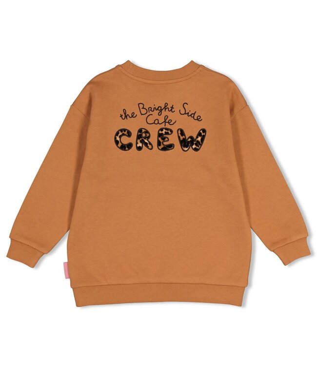 Jubel 91600491 Sweater met backprint relaxed fit - City Chic Camel