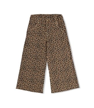 Jubel Meisjes Leopard Wide Jeans