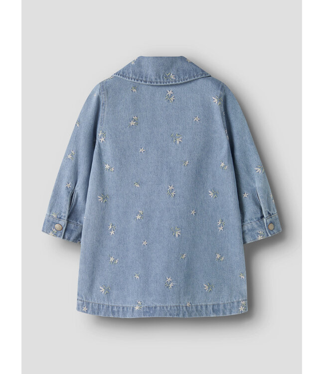 Name it mini 13237359 NMFPIPER LS DNM DRESS 3614-ZA Blue