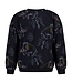 Sturdy 71600681 Sweater AOP relaxed fit - Rock the Earth d.Blauw
