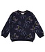 Sturdy 71600681 Sweater AOP relaxed fit - Rock the Earth d.Blauw