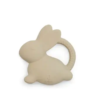 Jollein Bijtring Rubber Bunny Nougat