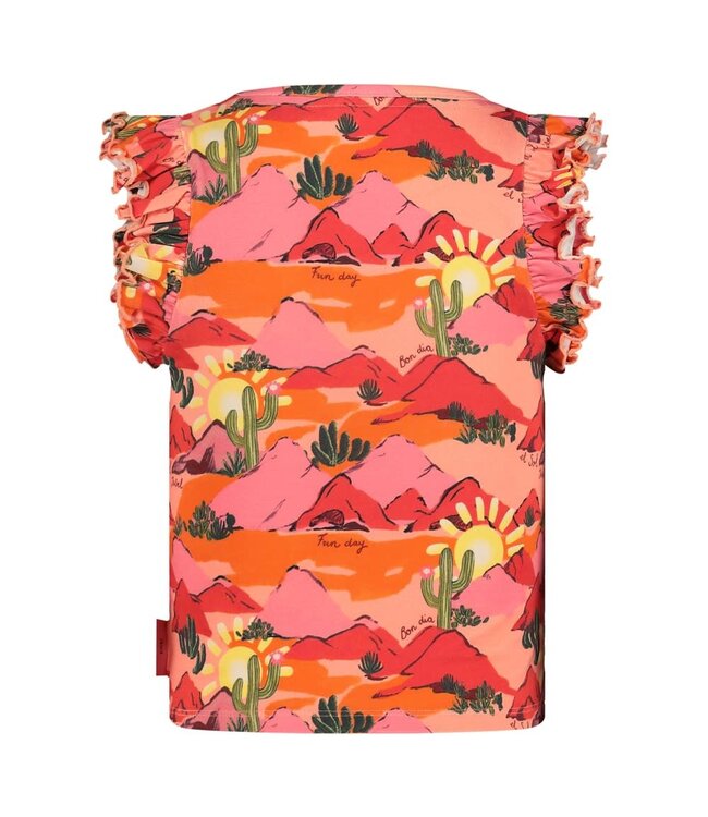 Jubel 91700435 T-shirt AOP - Salsa Sunset Zalm