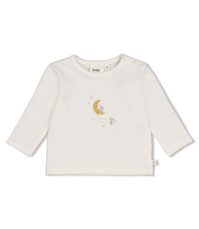 Feetje 51602806 Longsleeve - Over the Moon for You Offwhite