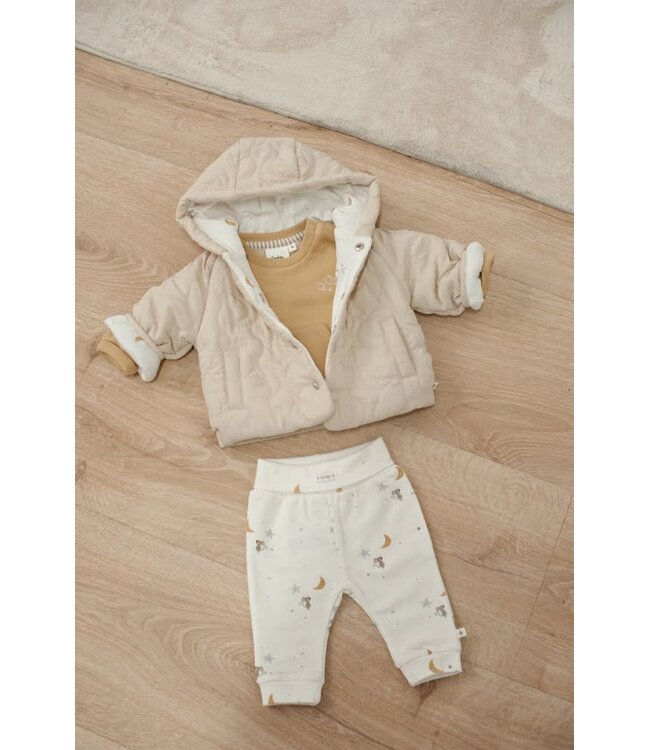 Feetje 52202566 Broek AOP - Over the Moon for You Offwhite