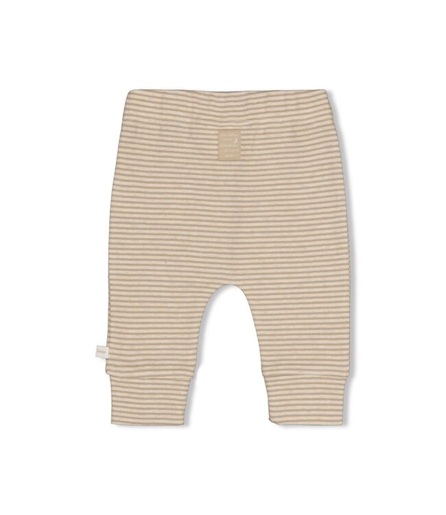 Feetje 52202569 Broek rib met streep - Over the Moon for You Taupe