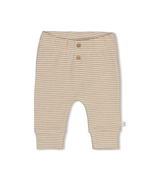 Feetje 52202569 Broek rib met streep - Over the Moon for You Taupe