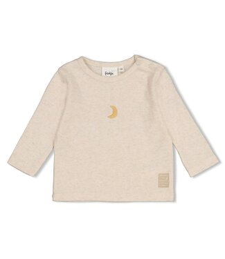 Feetje 51602800 Longsleeve rib - Over the Moon for You Offwhite melange