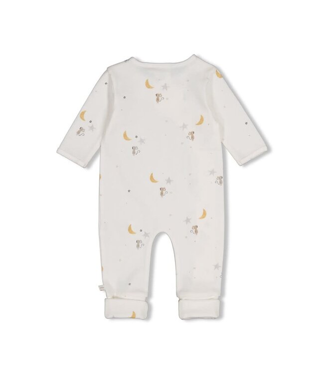 Feetje 50700168 Pak omslagvoet AOP - Over the Moon for You Offwhite