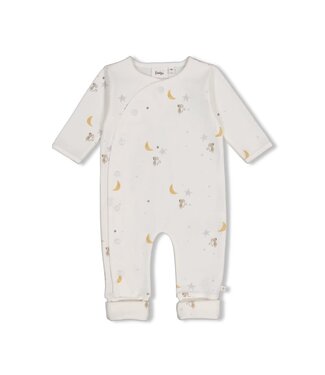 Feetje 50700168 Pak omslagvoet AOP - Over the Moon for You Offwhite