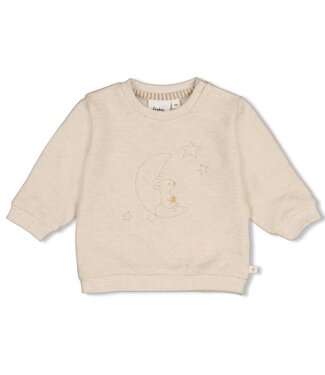 Feetje 51602801 Sweater - Over the Moon for You Offwhite melange