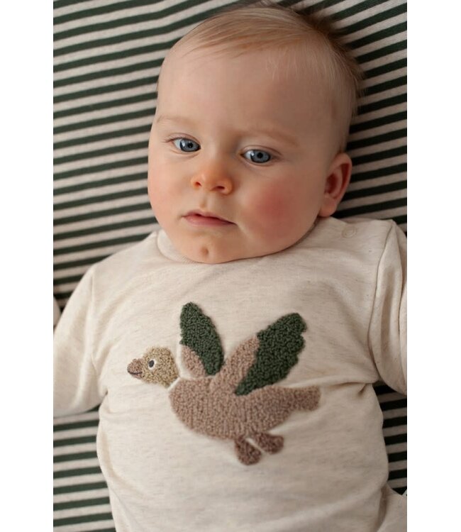 Feetje 51602840 Sweater - Wiggle and Waddle Offwhite melange