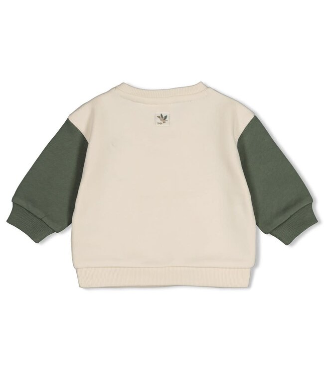 Feetje 51602841 Sweater relaxed fit - Wiggle and Waddle Offwhite