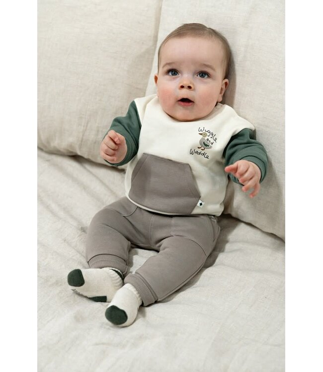 Feetje 51602841 Sweater relaxed fit - Wiggle and Waddle Offwhite