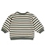 Feetje 51602842 Sweater streep oversized - Wiggle and Waddle Groen
