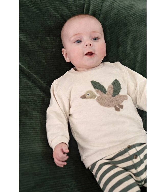 Feetje 52202597 Broek streep - Wiggle and Waddle Groen