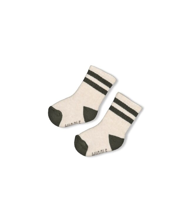 Feetje 50400384 Sokken - Wiggle and Waddle Offwhite melange