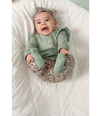 Feetje 52202633 Broek AOP - Lucky Bloombird Offwhite