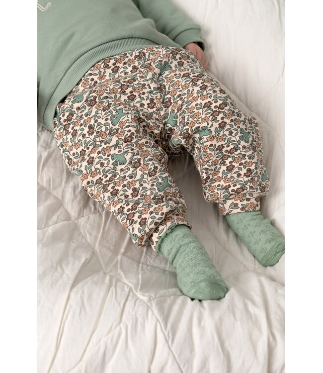Feetje 52202633 Broek AOP - Lucky Bloombird Offwhite