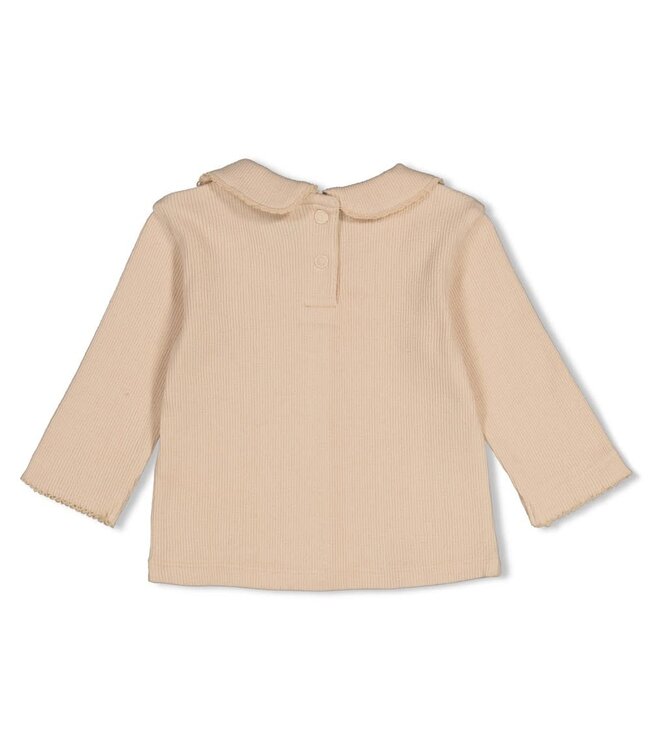 Feetje 51602892 Longsleeve pointelle rib - Lucky Bloombird Offwhite