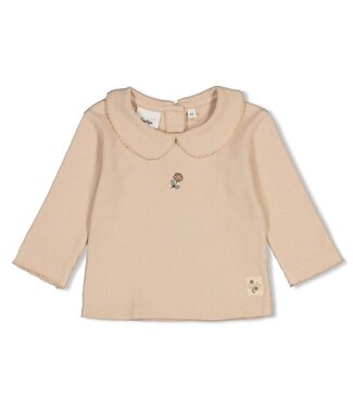 Feetje 51602892 Longsleeve pointelle rib - Lucky Bloombird Offwhite