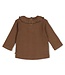 Feetje 51602890 Longsleeve pointelle rib - Lucky Bloombird Bruin