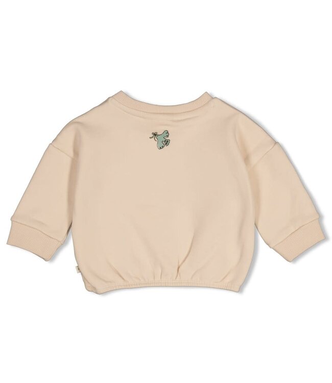 Feetje 51602887 Sweater boxy oversized - Lucky Bloombird Offwhite