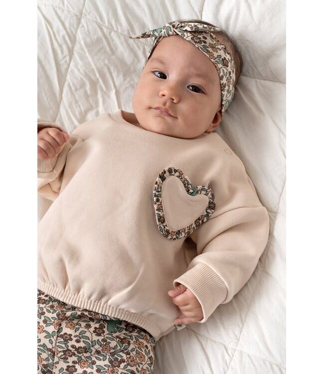 Feetje 51602887 Sweater boxy oversized - Lucky Bloombird Offwhite