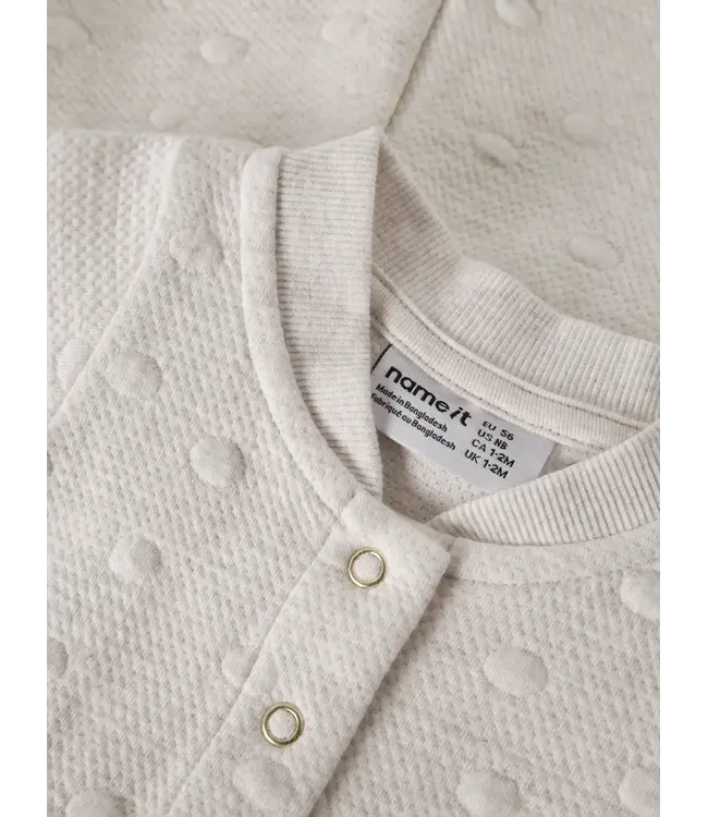 Name it baby NBFNAENA LS CARD Jacket 13259326 Peyote Melange