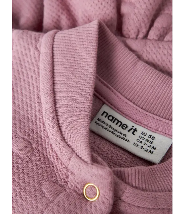 Name it baby NBFNAENA LS CARD Jacket 13259326 Lilas