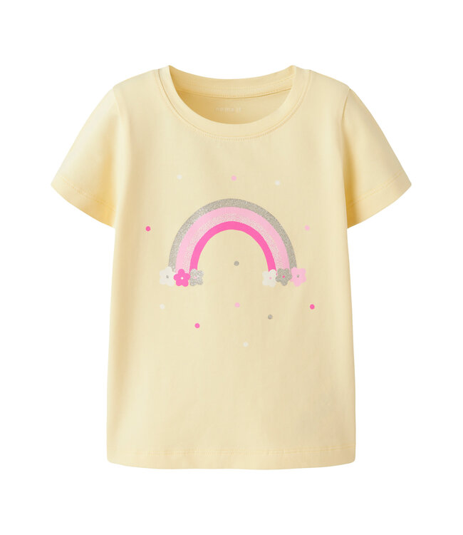 Name it mini 13253654 - NMFDOTTAS SS TOP - Pear Sorbet