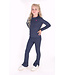 B.NOSY Y607-5637 Priya Flared Pants 155 Navy Smart check
