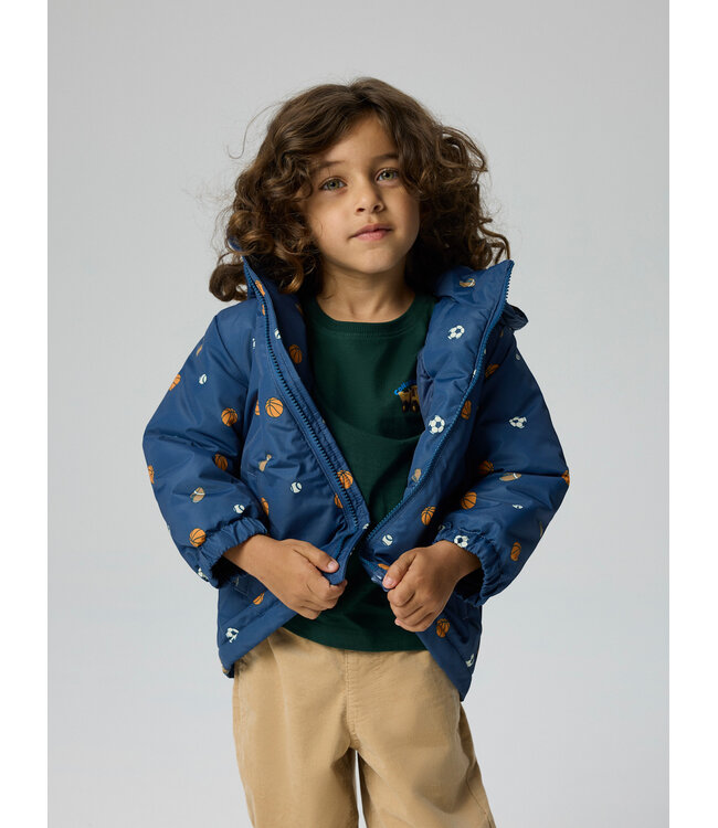 Name it mini 13255204 NMMMAX JACKET PA AOP NOOS Oceana 1 Sport