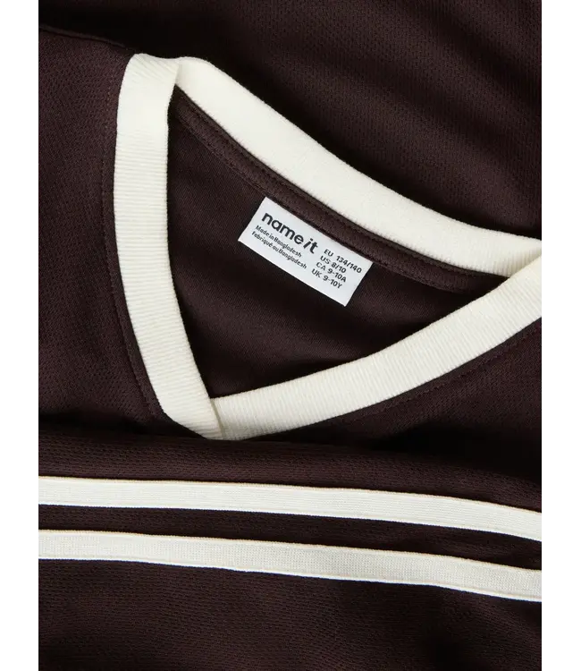 Name it NKFNANCY LS RLX TOP 13265978 Chocolate Plum