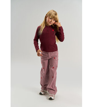 The New Meisjes Polo Burgundy