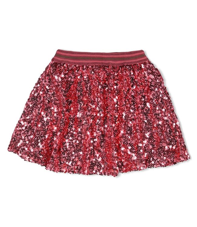Jubel 90600325 Pailetten rok - Moon Flowers Roze