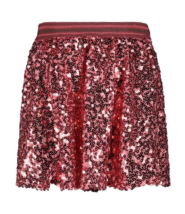 Jubel 90600325 Pailetten rok - Moon Flowers Roze