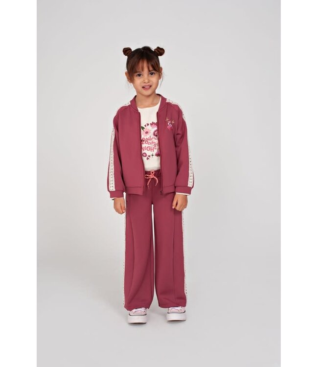 Jubel 92200521 Sporty broek - Moon Flowers Mauve